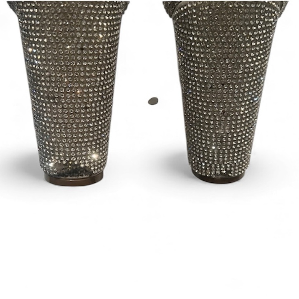 DB Studio Crystal Block Heels - Picture 5 of 6